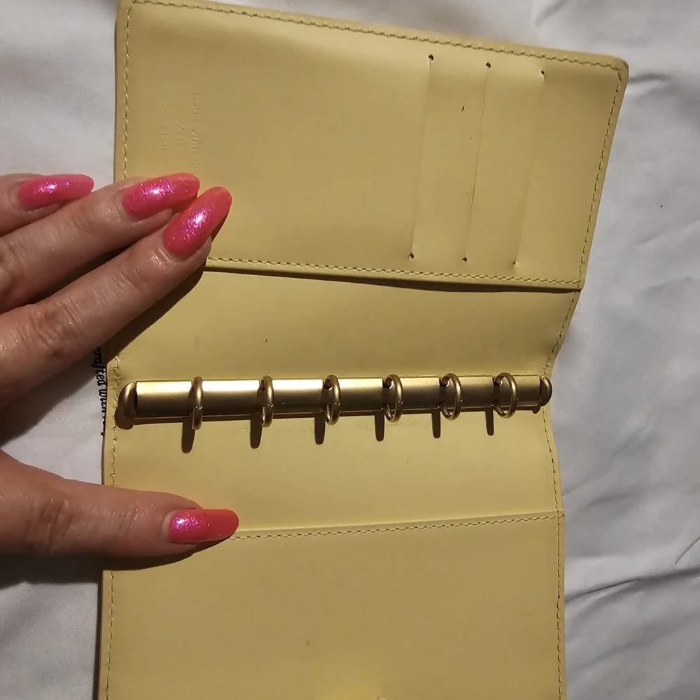 Louis Vuitton Mustard Epi Leather Planner